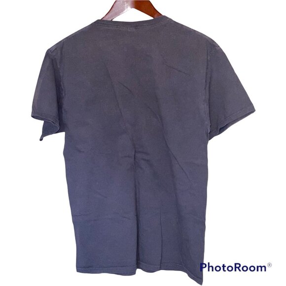 Eat Sleep Invest Repeat Gray S/S T-Shirt Men's Size M Graphic Tee Fruit Of Loom - Picture 4 of 10